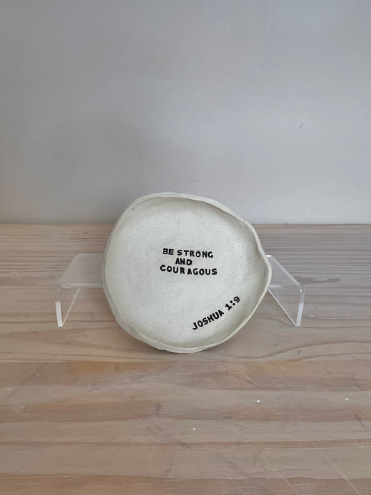 Biblical jewelry dish